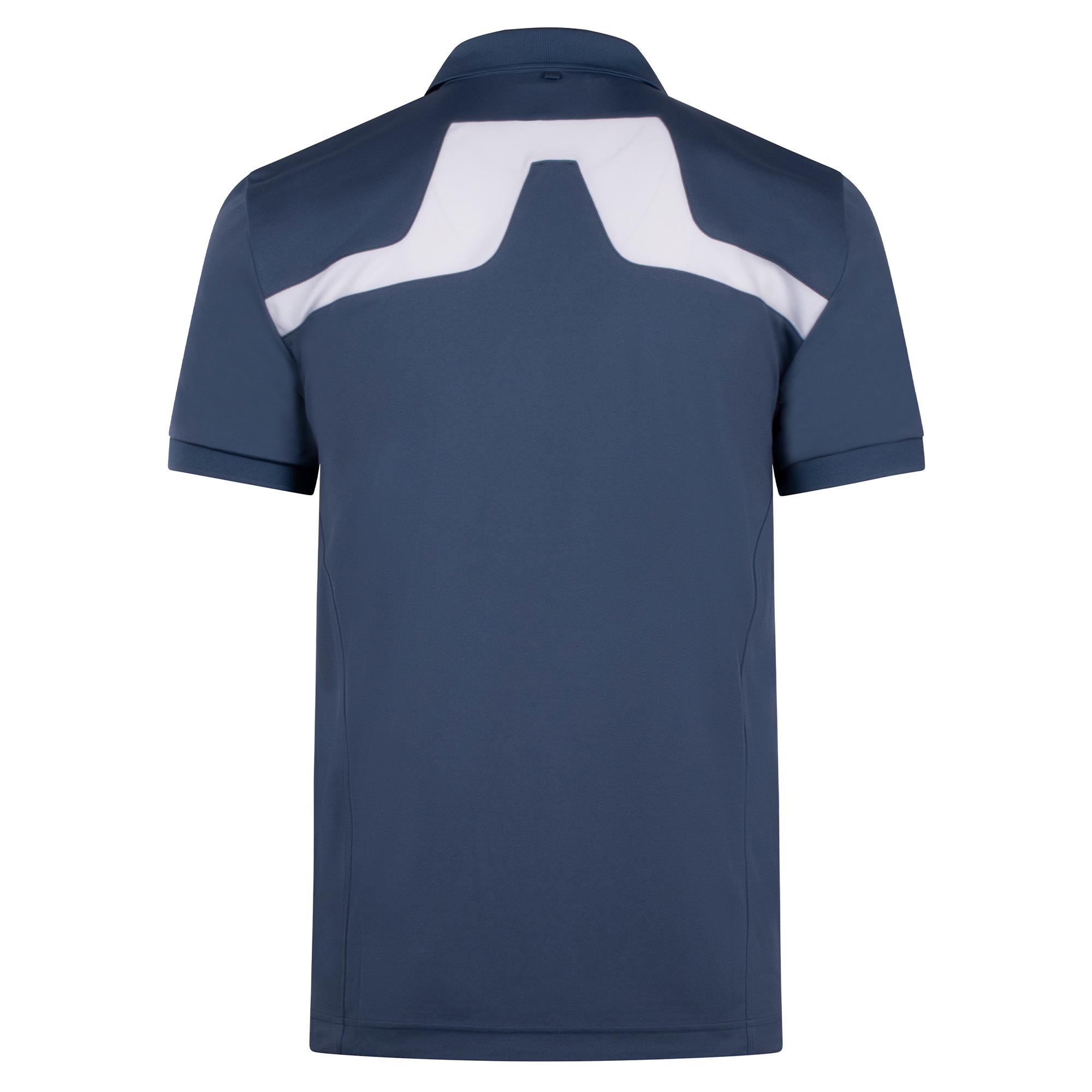 J Lindeberg KV Mens Golf Polo Shirt Vintage Indigo